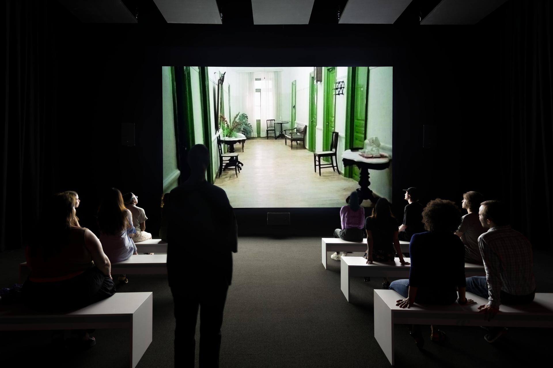 Installation view, <i>Christian Marclay: Doors</i>. Brooklyn Museum, June 13, 2025–April 12, 2026. © Christian Marclay. (Photo: Paula Abreu Pita)